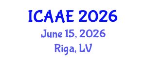 International Conference on Aerospace and Aviation Engineering (ICAAE) June 15, 2026 - Riga, Latvia