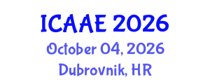 International Conference on Aerospace and Aviation Engineering (ICAAE) October 04, 2026 - Dubrovnik, Croatia