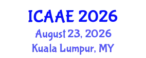International Conference on Aerospace and Aviation Engineering (ICAAE) August 23, 2026 - Kuala Lumpur, Malaysia