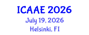International Conference on Aerospace and Aviation Engineering (ICAAE) July 19, 2026 - Helsinki, Finland
