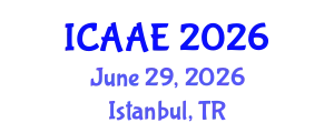 International Conference on Aerospace and Aviation Engineering (ICAAE) June 29, 2026 - Istanbul, Turkey