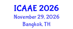 International Conference on Aerospace and Aviation Engineering (ICAAE) November 29, 2026 - Bangkok, Thailand