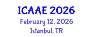 International Conference on Aerospace and Aviation Engineering (ICAAE) February 12, 2026 - Istanbul, Turkey