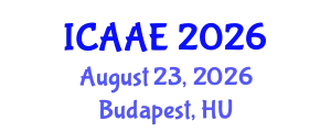 International Conference on Aerospace and Aviation Engineering (ICAAE) August 23, 2026 - Budapest, Hungary