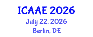 International Conference on Aerospace and Aviation Engineering (ICAAE) July 22, 2026 - Berlin, Germany