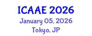 International Conference on Aerospace and Aviation Engineering (ICAAE) January 05, 2026 - Tokyo, Japan