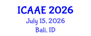 International Conference on Aerospace and Aviation Engineering (ICAAE) July 15, 2026 - Bali, Indonesia