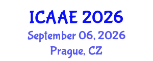 International Conference on Aerospace and Aviation Engineering (ICAAE) September 06, 2026 - Prague, Czechia