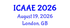 International Conference on Aerospace and Aviation Engineering (ICAAE) August 19, 2026 - London, United Kingdom