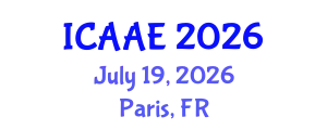 International Conference on Aerospace and Aviation Engineering (ICAAE) July 19, 2026 - Paris, France