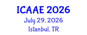 International Conference on Aerospace and Aviation Engineering (ICAAE) July 29, 2026 - Istanbul, Turkey