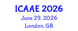International Conference on Aerospace and Aviation Engineering (ICAAE) June 29, 2026 - London, United Kingdom