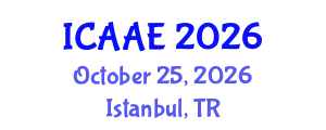 International Conference on Aerospace and Aviation Engineering (ICAAE) October 25, 2026 - Istanbul, Turkey