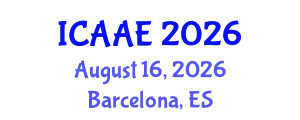 International Conference on Aerospace and Aviation Engineering (ICAAE) August 16, 2026 - Barcelona, Spain