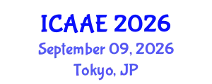 International Conference on Aerospace and Aviation Engineering (ICAAE) September 09, 2026 - Tokyo, Japan