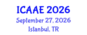 International Conference on Aerospace and Aviation Engineering (ICAAE) September 27, 2026 - Istanbul, Turkey