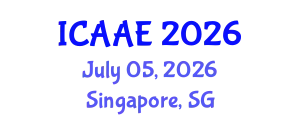 International Conference on Aerospace and Aviation Engineering (ICAAE) July 05, 2026 - Singapore, Singapore