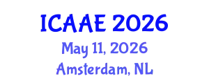 International Conference on Aerospace and Aviation Engineering (ICAAE) May 11, 2026 - Amsterdam, Netherlands