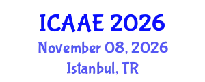 International Conference on Aerospace and Aviation Engineering (ICAAE) November 08, 2026 - Istanbul, Turkey