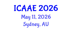 International Conference on Aerospace and Aviation Engineering (ICAAE) May 11, 2026 - Sydney, Australia