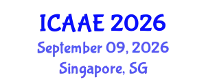 International Conference on Aerospace and Aviation Engineering (ICAAE) September 09, 2026 - Singapore, Singapore