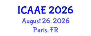 International Conference on Aerospace and Aviation Engineering (ICAAE) August 26, 2026 - Paris, France