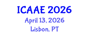 International Conference on Aerospace and Aviation Engineering (ICAAE) April 13, 2026 - Lisbon, Portugal