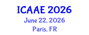 International Conference on Aerospace and Aviation Engineering (ICAAE) June 22, 2026 - Paris, France