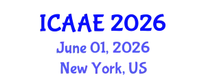 International Conference on Aerospace and Aviation Engineering (ICAAE) June 01, 2026 - New York, United States