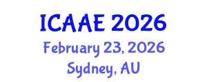 International Conference on Aerospace and Aviation Engineering (ICAAE) February 23, 2026 - Sydney, Australia
