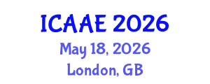 International Conference on Aerospace and Aviation Engineering (ICAAE) May 18, 2026 - London, United Kingdom