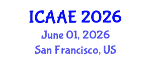 International Conference on Aerospace and Aviation Engineering (ICAAE) June 01, 2026 - San Francisco, United States