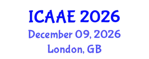 International Conference on Aerospace and Aviation Engineering (ICAAE) December 09, 2026 - London, United Kingdom
