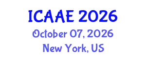 International Conference on Aerospace and Aviation Engineering (ICAAE) October 07, 2026 - New York, United States