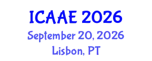 International Conference on Aerospace and Aviation Engineering (ICAAE) September 20, 2026 - Lisbon, Portugal