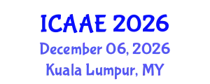 International Conference on Aerospace and Aviation Engineering (ICAAE) December 06, 2026 - Kuala Lumpur, Malaysia