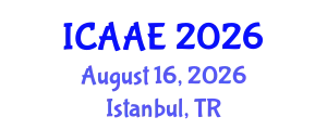 International Conference on Aerospace and Aviation Engineering (ICAAE) August 16, 2026 - Istanbul, Turkey
