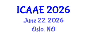 International Conference on Aerospace and Aviation Engineering (ICAAE) June 22, 2026 - Oslo, Norway