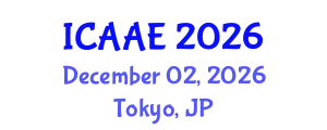 International Conference on Aerospace and Aviation Engineering (ICAAE) December 02, 2026 - Tokyo, Japan