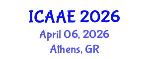 International Conference on Aerospace and Aviation Engineering (ICAAE) April 06, 2026 - Athens, Greece