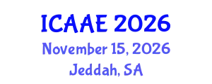 International Conference on Aerospace and Aviation Engineering (ICAAE) November 15, 2026 - Jeddah, Saudi Arabia