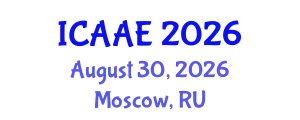 International Conference on Aerospace and Aviation Engineering (ICAAE) August 30, 2026 - Moscow, Russia