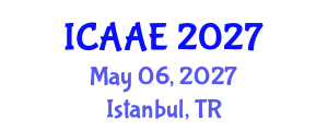 International Conference on Aerospace and Aviation Engineering (ICAAE) May 06, 2027 - Istanbul, Turkey
