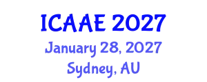 International Conference on Aerospace and Aviation Engineering (ICAAE) January 28, 2027 - Sydney, Australia