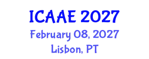 International Conference on Aerospace and Aviation Engineering (ICAAE) February 08, 2027 - Lisbon, Portugal