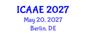 International Conference on Aerospace and Aviation Engineering (ICAAE) May 20, 2027 - Berlin, Germany
