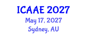 International Conference on Aerospace and Aviation Engineering (ICAAE) May 17, 2027 - Sydney, Australia