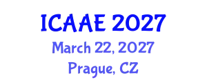 International Conference on Aerospace and Aviation Engineering (ICAAE) March 22, 2027 - Prague, Czechia
