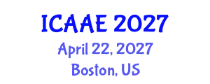 International Conference on Aerospace and Aviation Engineering (ICAAE) April 22, 2027 - Boston, United States