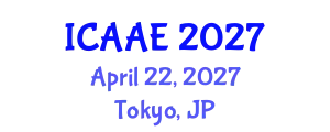 International Conference on Aerospace and Aviation Engineering (ICAAE) April 22, 2027 - Tokyo, Japan